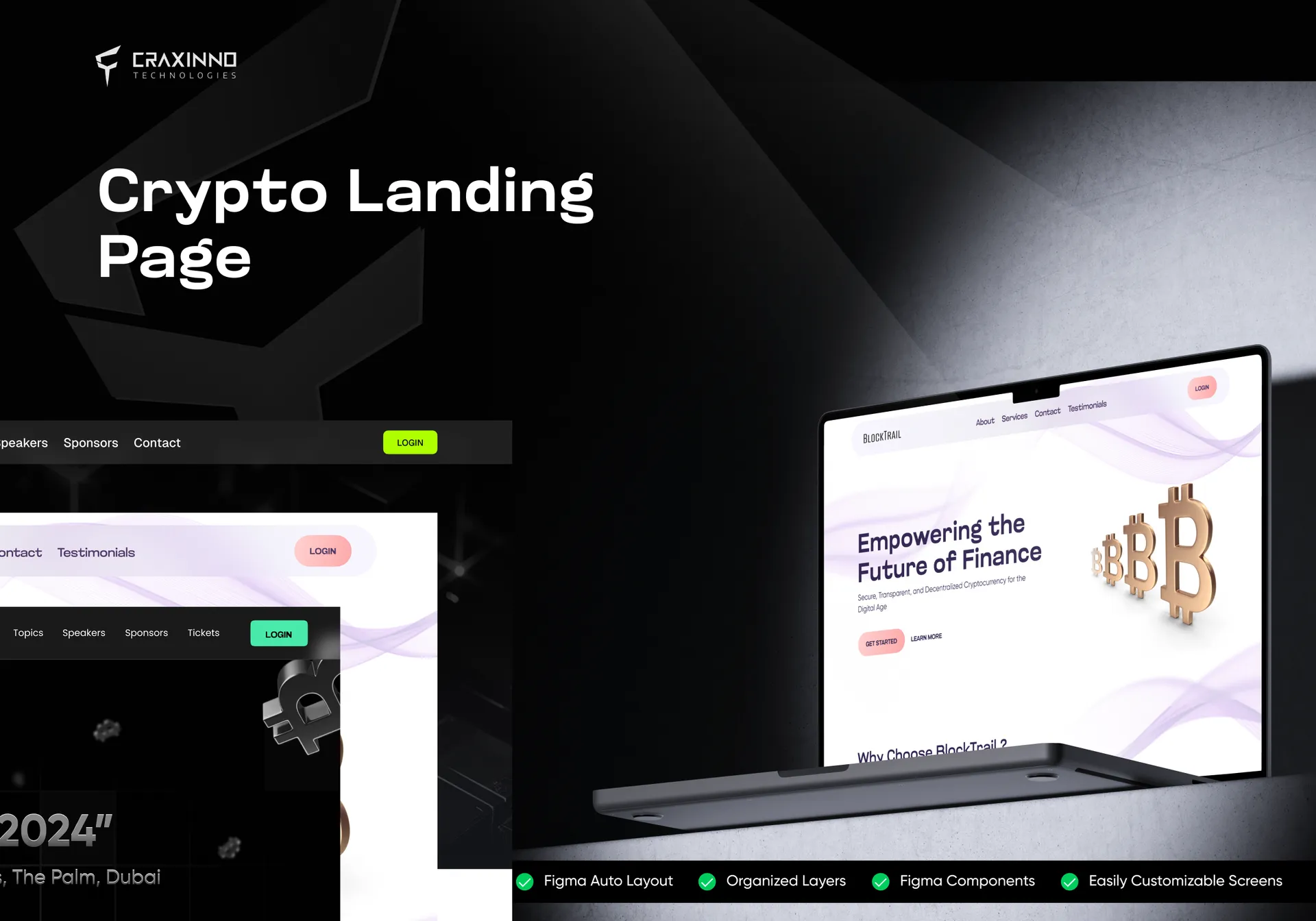 GiEXPO — Blockchain Conference Event Website Design